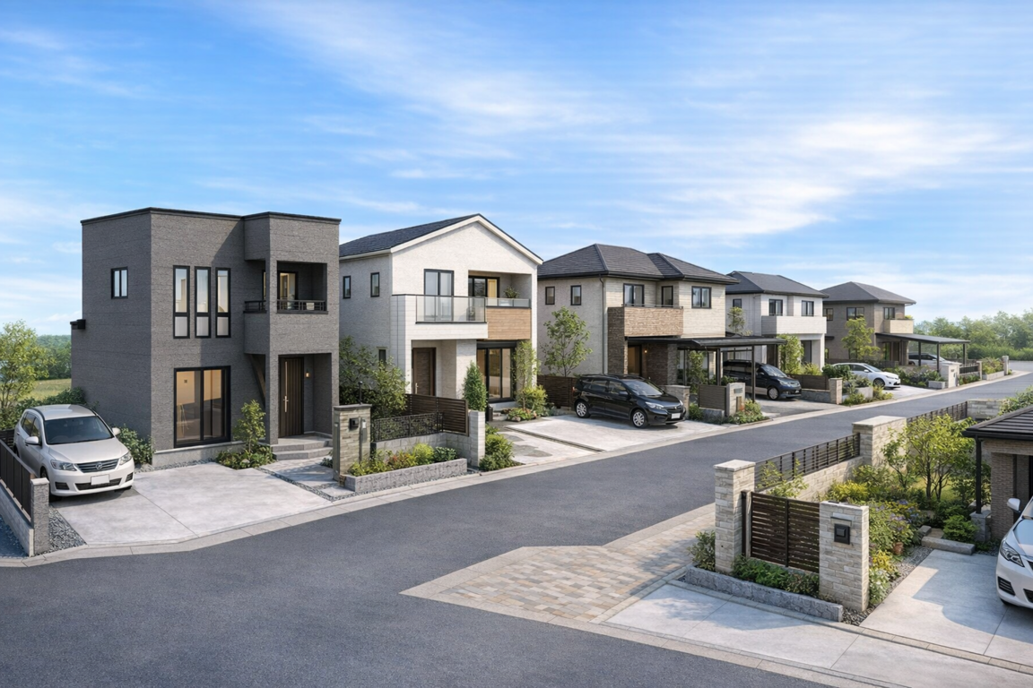 わわわタウン多治米分譲のイメージイラスト